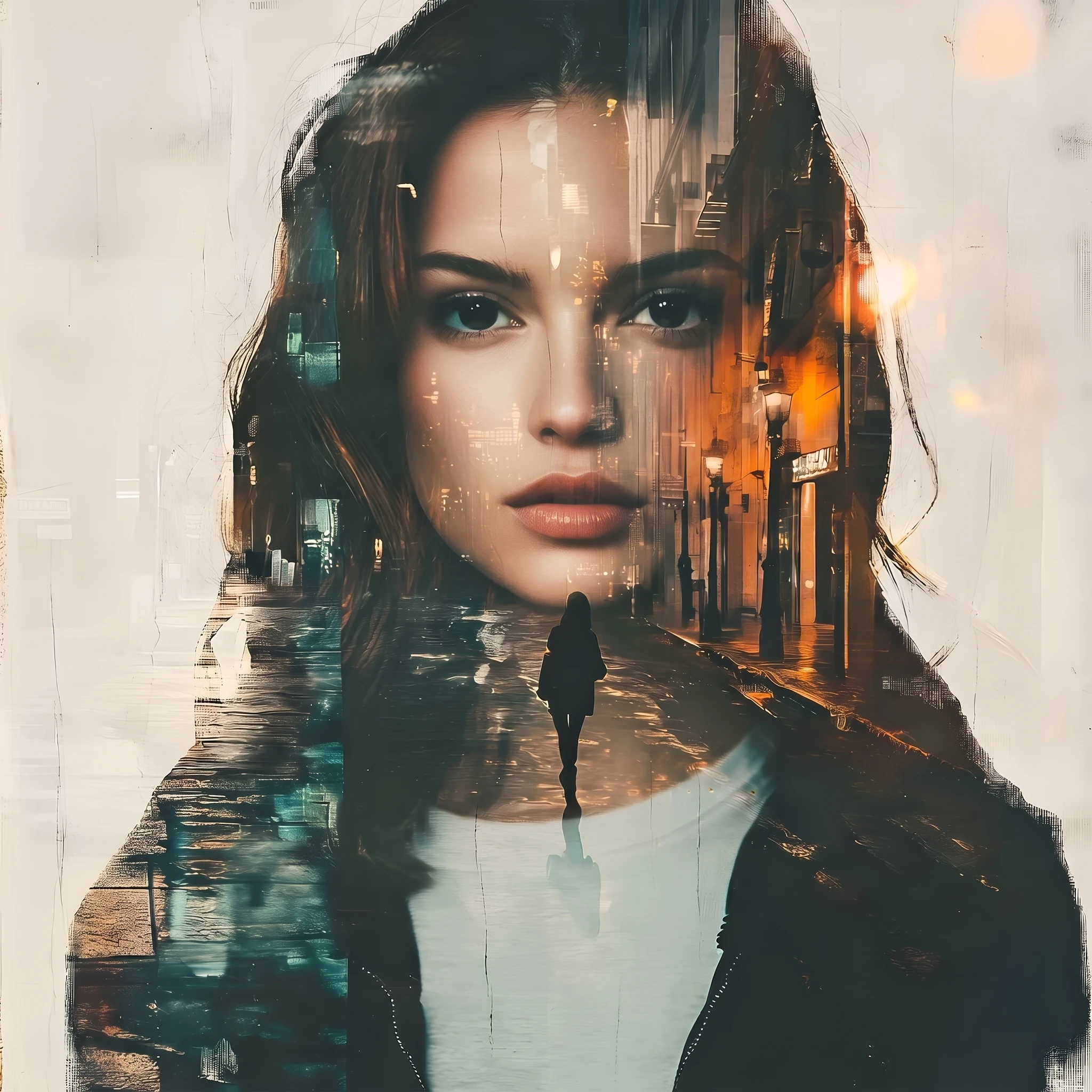 Young girl portrait with smooth youthful skin