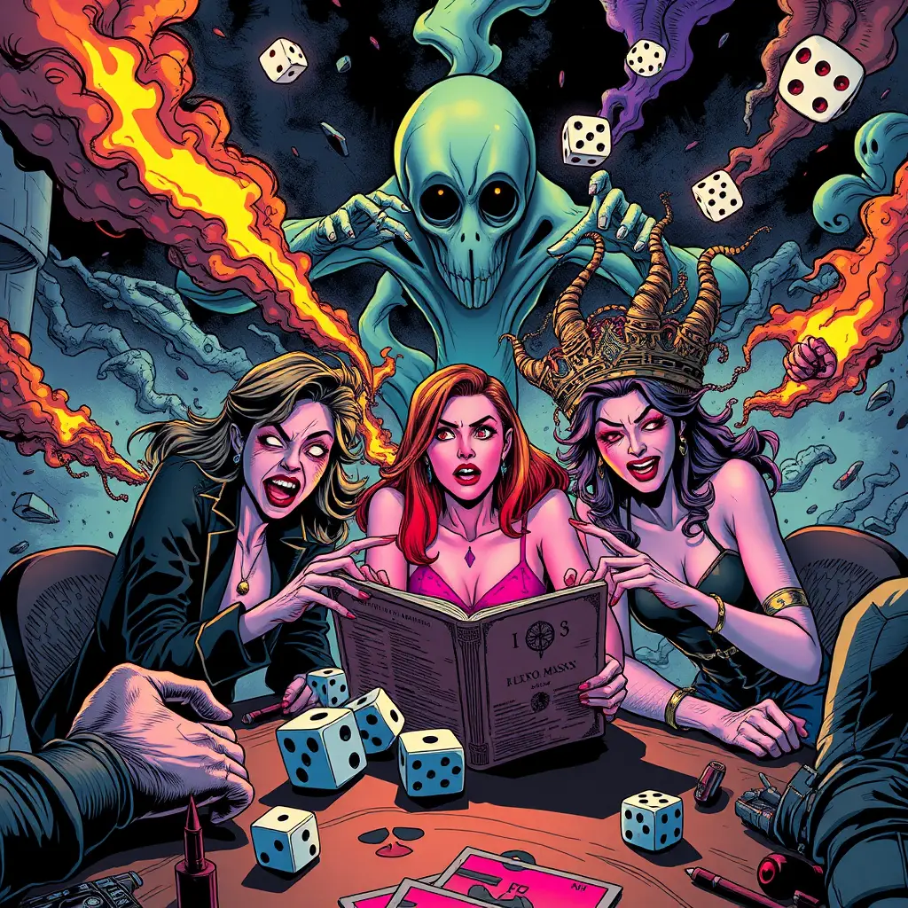 Caótica sesión espiritista de mesa con amigos en pánico y fantasmas