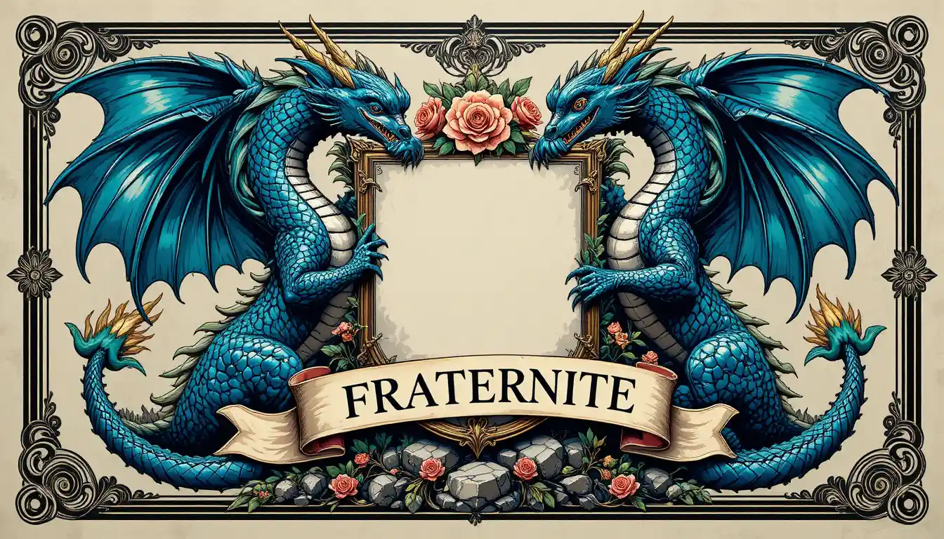 Ornate classical frame with intricate scrollwork border