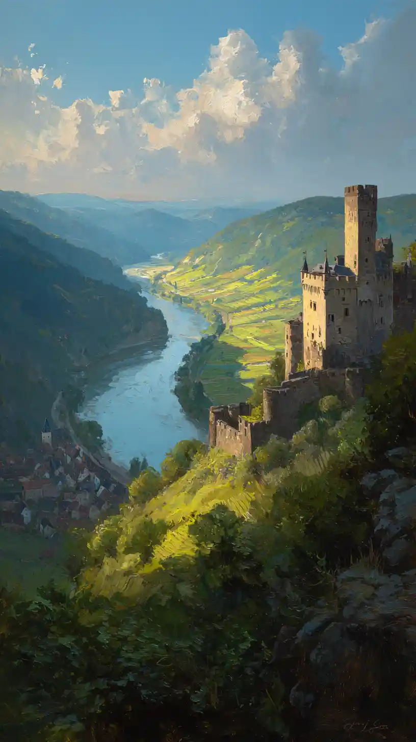 A Medieval Castle Overlooking Germany’s Winding Main Valley
