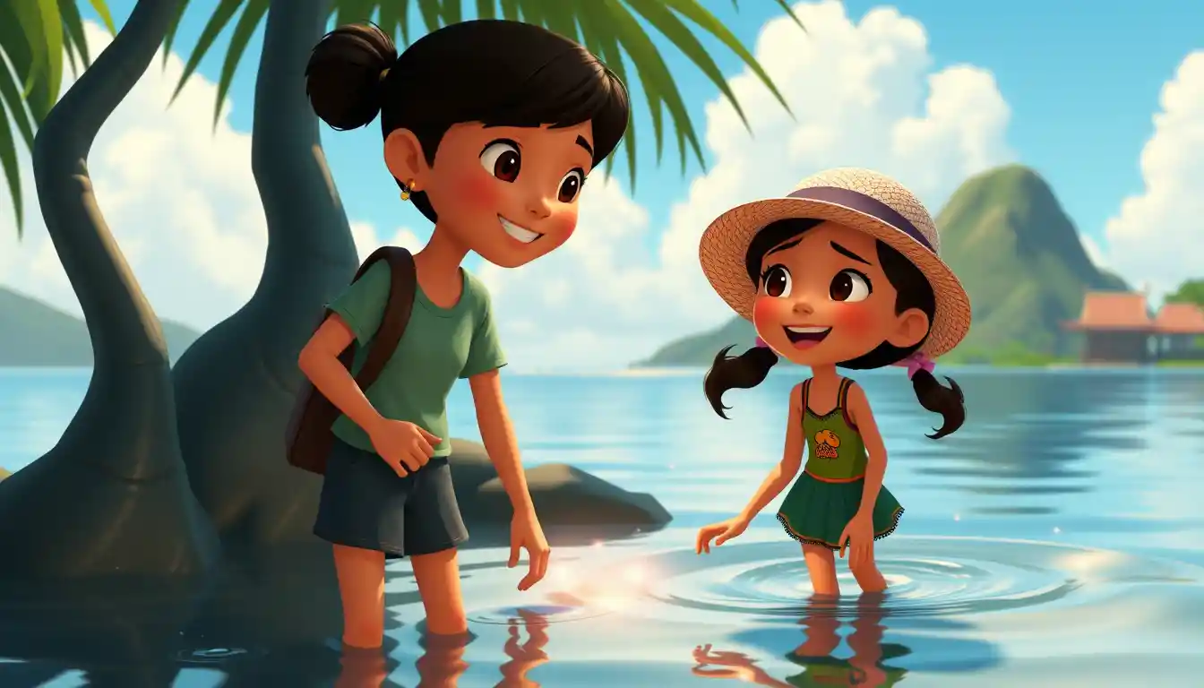 Two Childhood Friends Share a Story Set in the Philippines