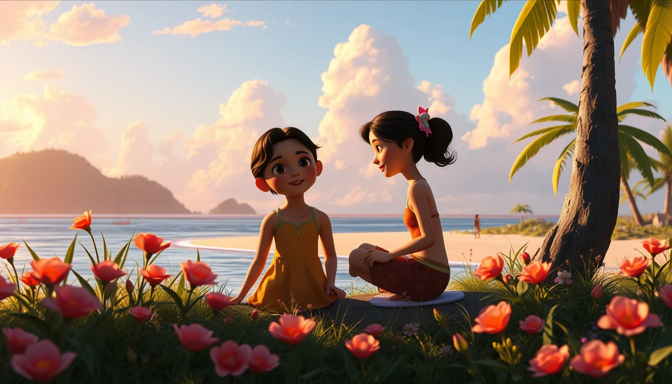 Two Childhood Friends Set Against the Landscapes of the Philippines