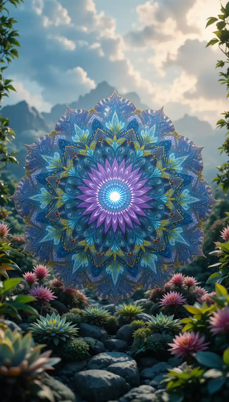 A photorealistic plant mandala reveals the strange beauty of botanical forms