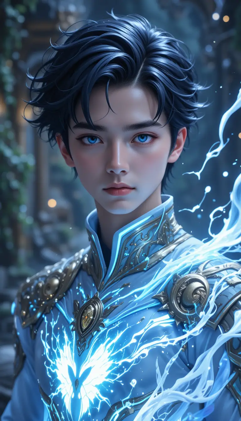 Yugo, an 18-year-old Eliatrope man in an animated universe