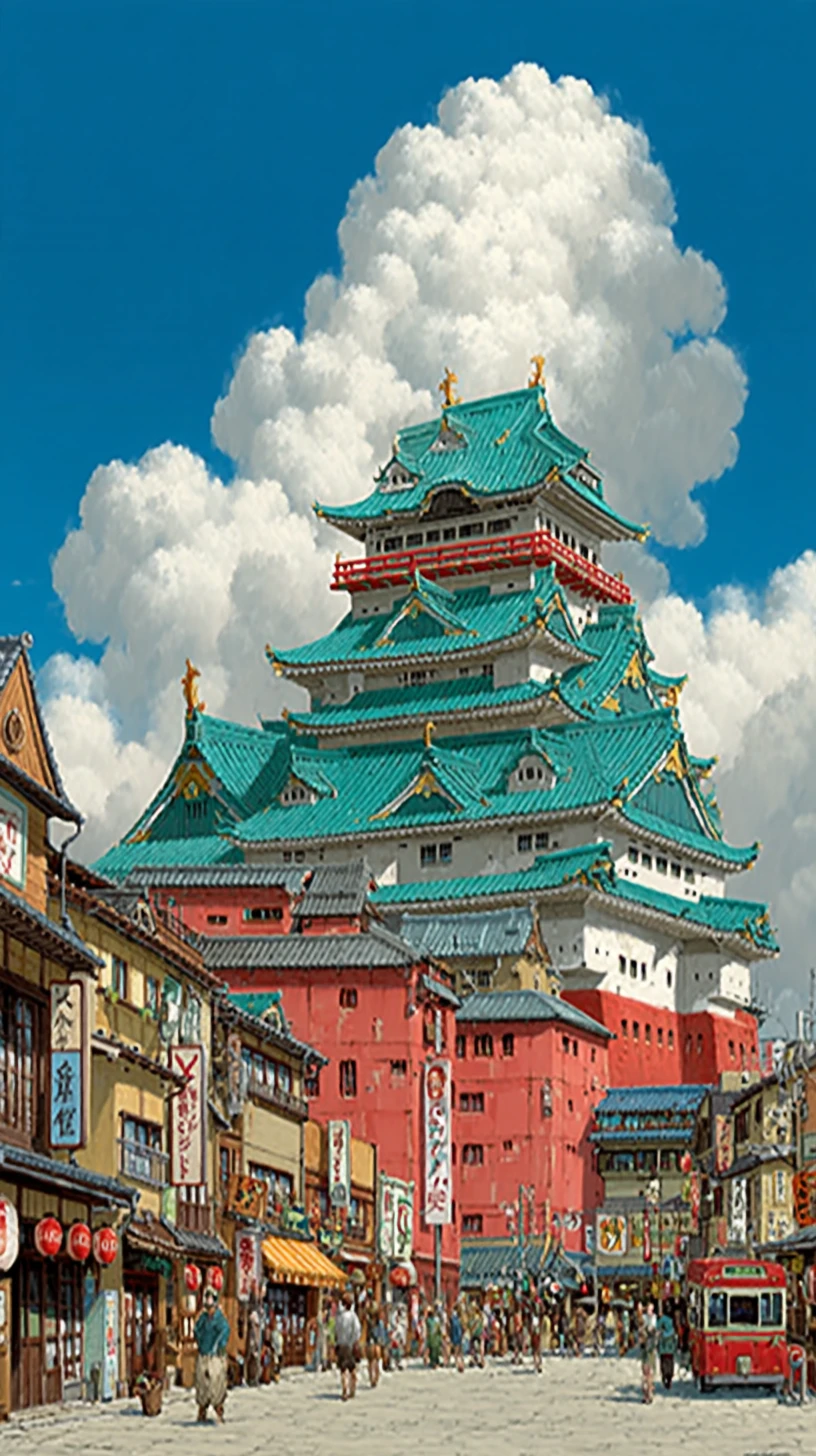 Retro Japanese Anime Wallpaper With Traditional Cel Shading