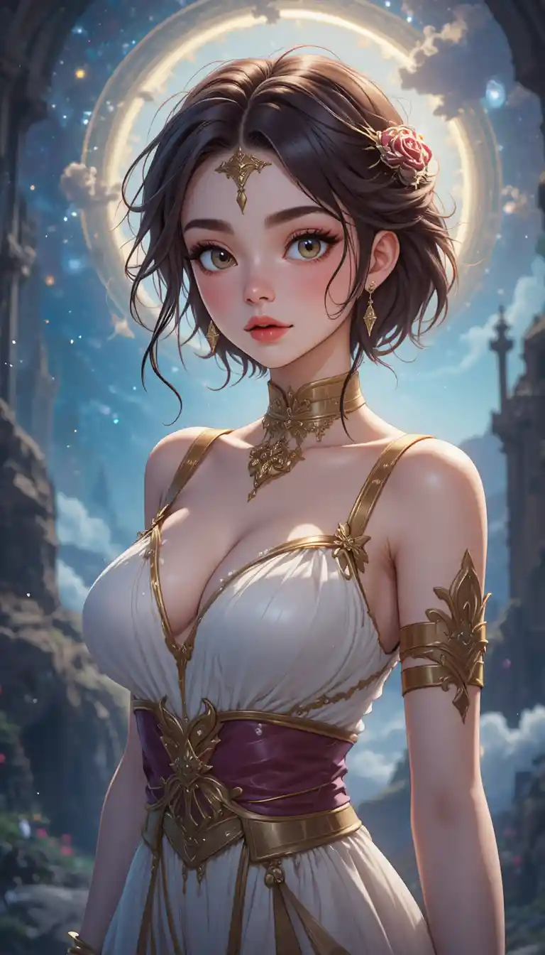 Amalia, a 19-year-old woman from an animated world