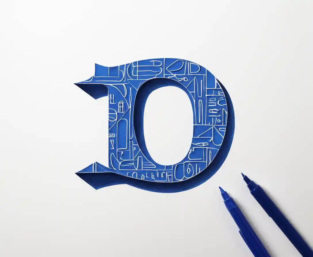 Hand Drawn Typography Sketch Turns Bold Letterforms Into a Playful Dog Pun