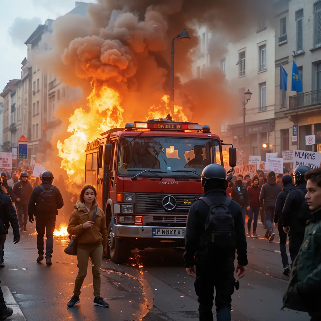 Students Continue Nationwide Protests Over Education Standards Across France