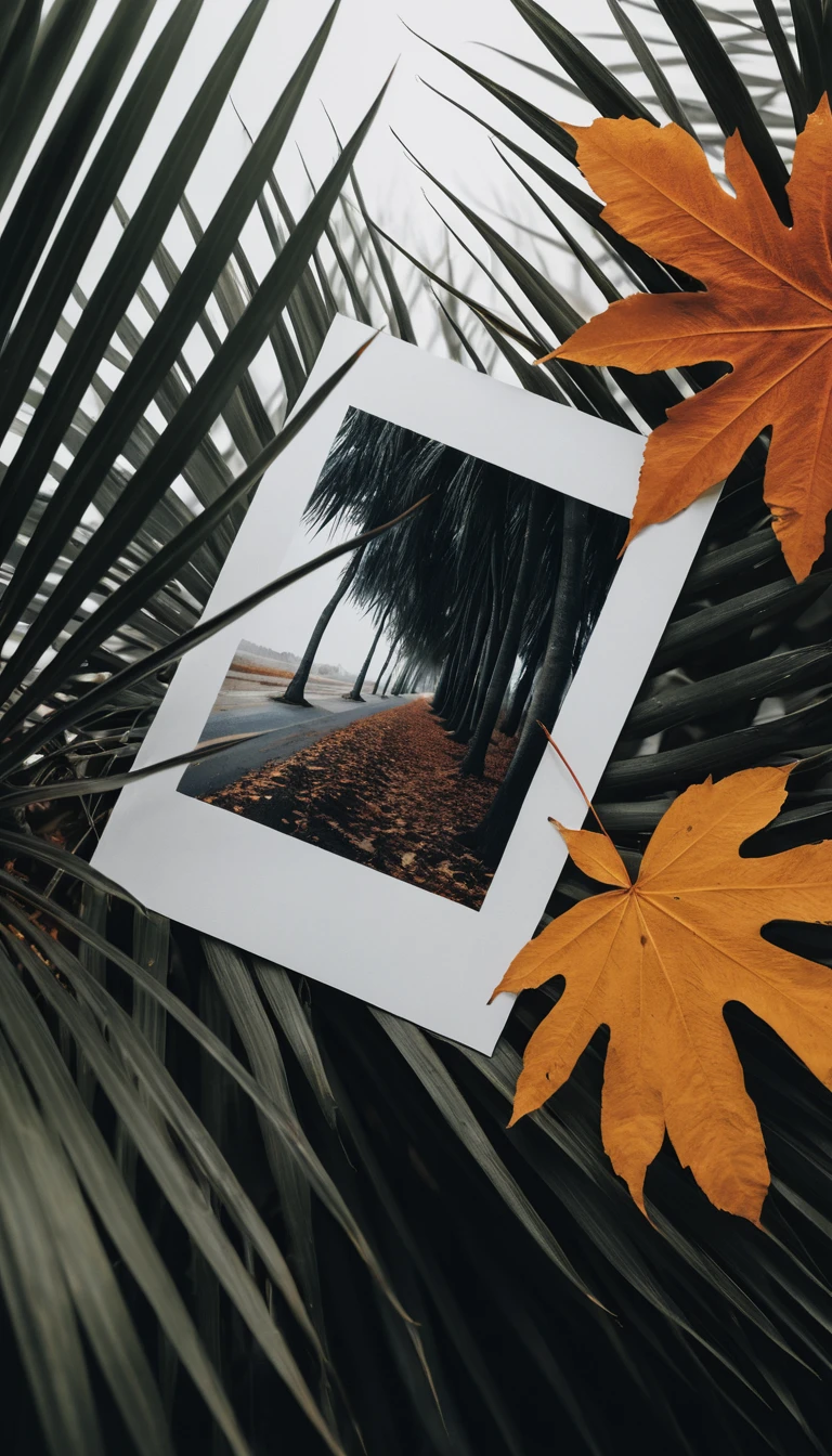 Wind tears at posters in a diagonal sweep