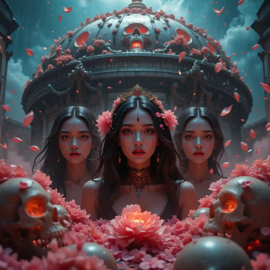 Tre donne fotorealistiche con volti distintivi ed espressioni naturali