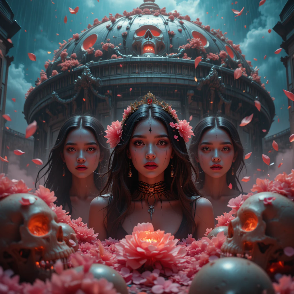 Tre donne fotorealistiche con volti distintivi ed espressioni naturali