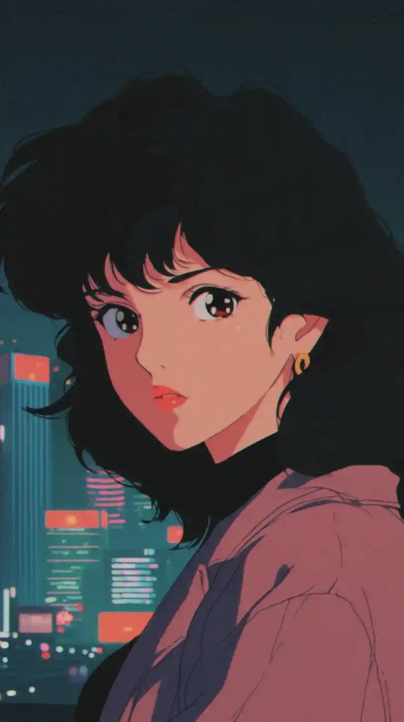 暖色定向光線下，年輕女子的神情生動肖像