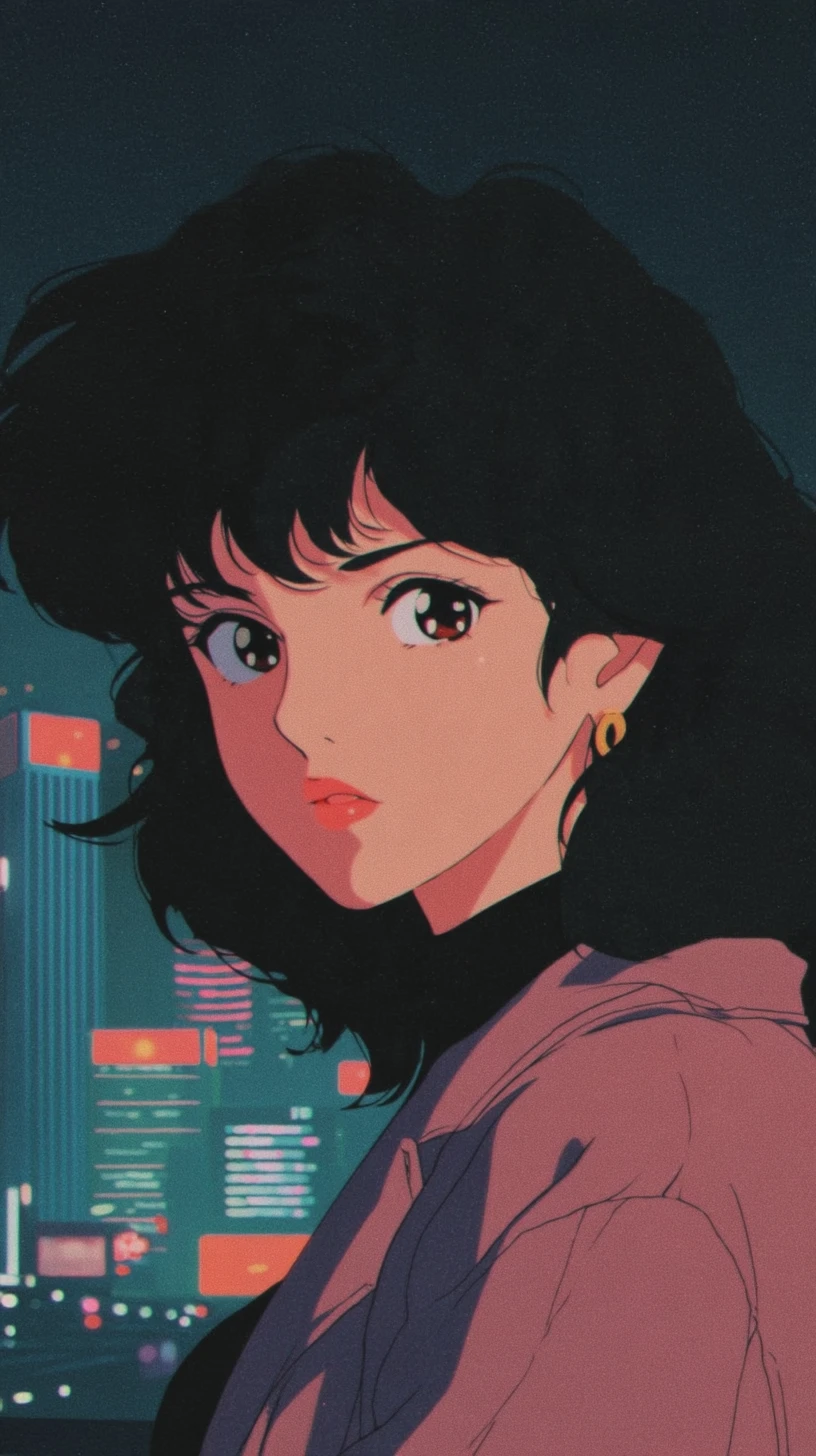暖色定向光線下，年輕女子的神情生動肖像
