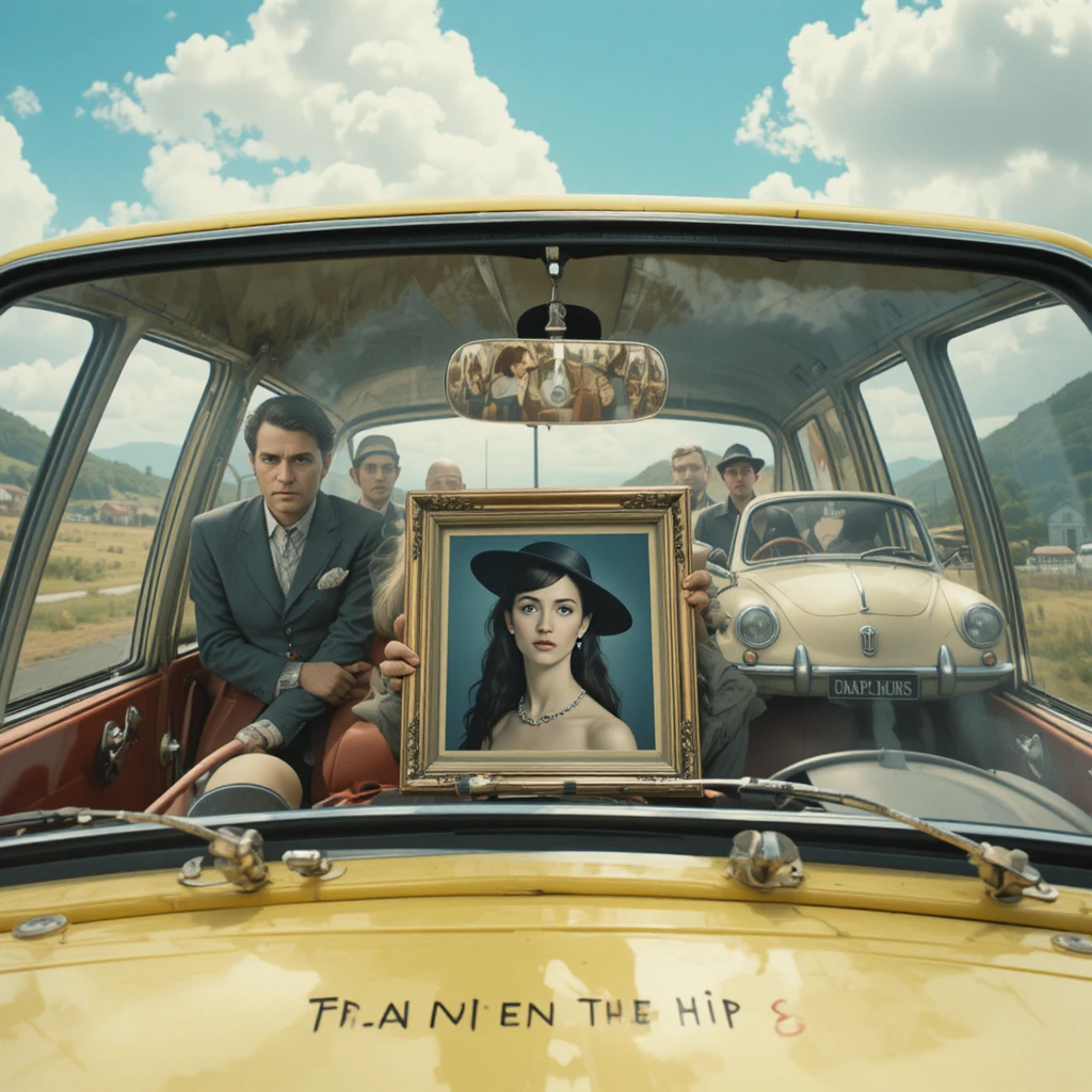 A Girl in a Hat Travels Through France in a Fiat 500