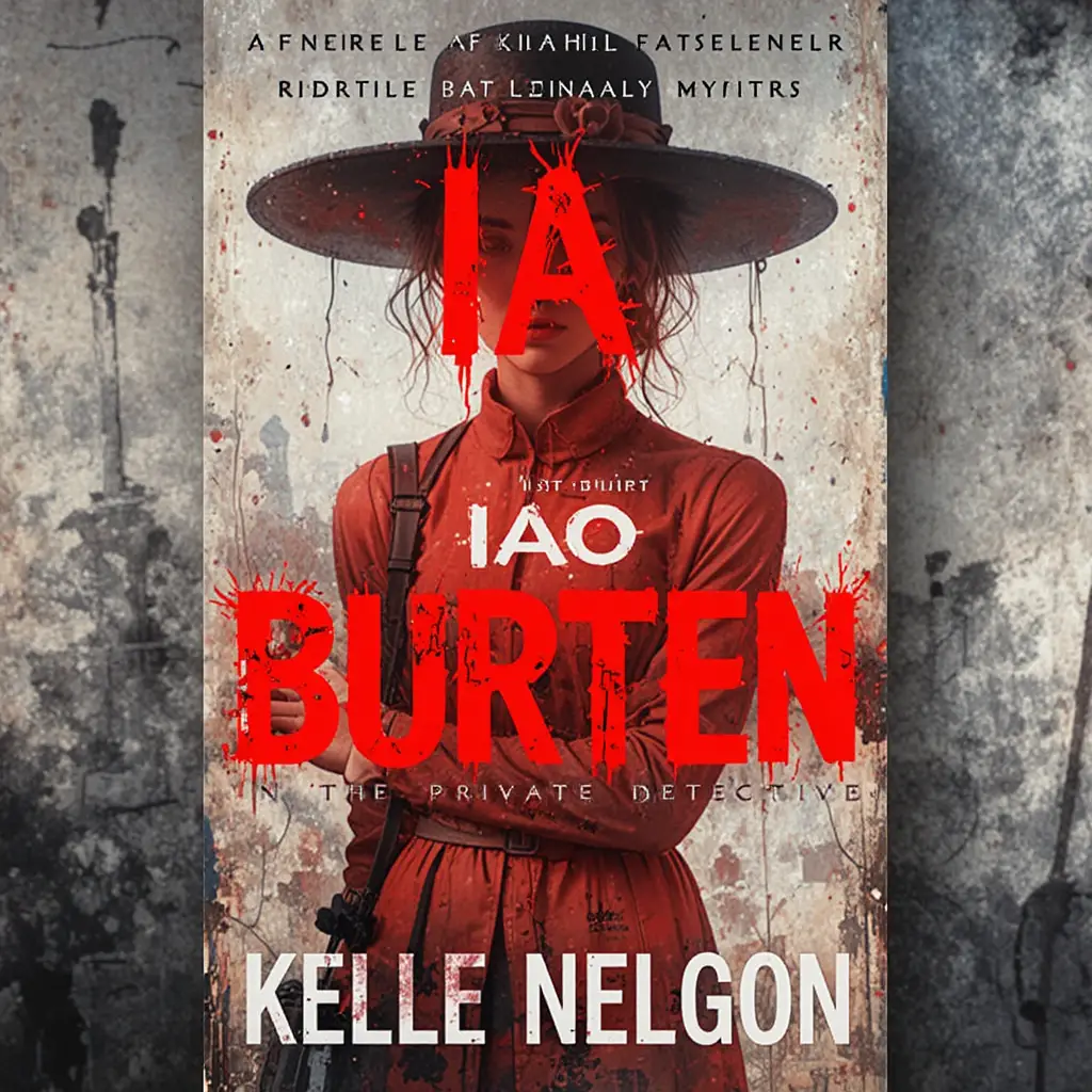 Iao Burten, the private detective in a murder mystery novel