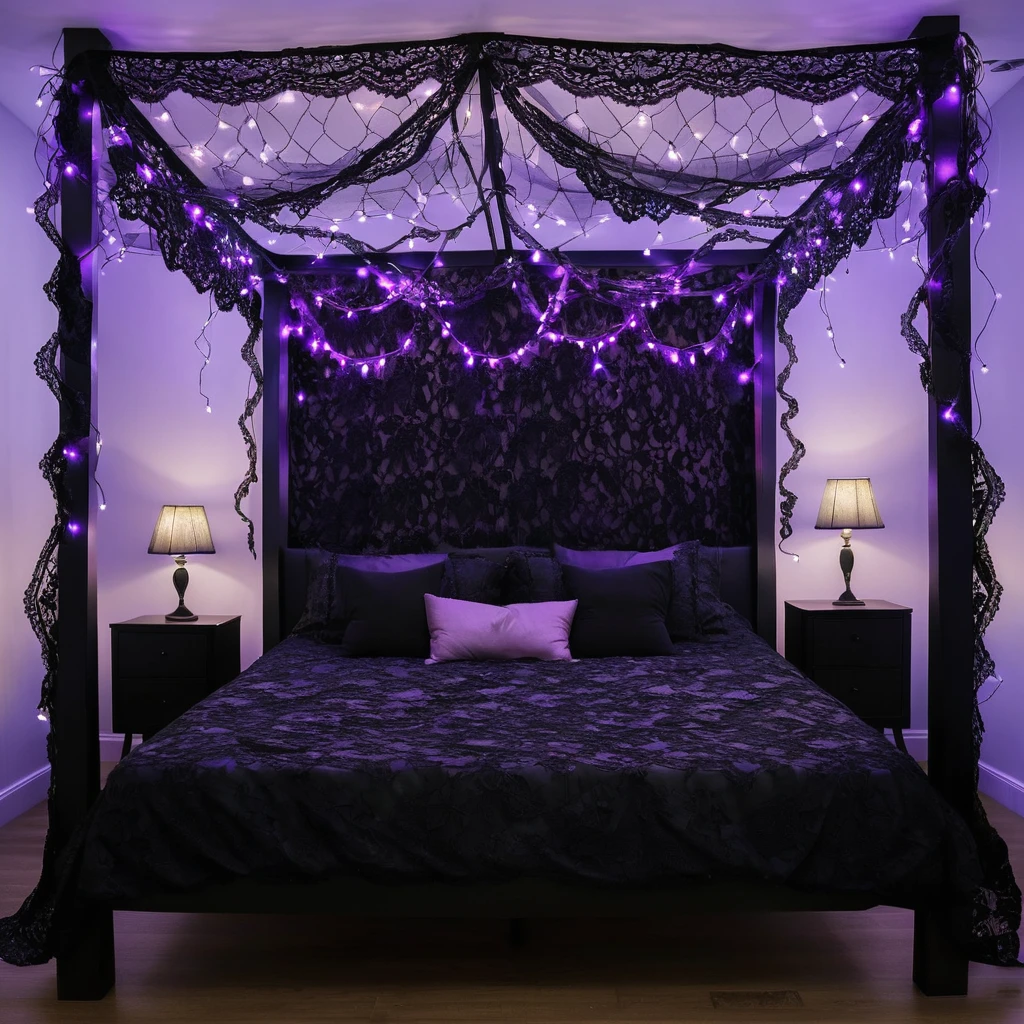 Purple Fairy Lights for a Magical Glow