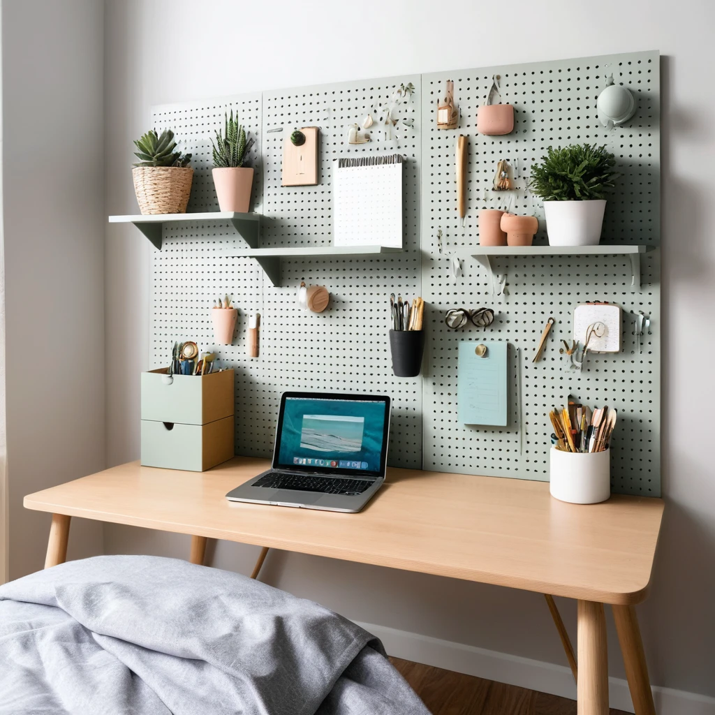 Customizable Pegboard Wall 