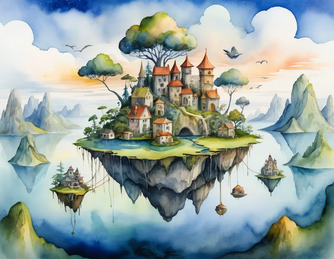 55 Timeless Art Quotes by Pablo Picasso A World where floating islands hold surreal landscapes, blending reality and imagination.