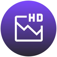 gradient purple icon for high quality output