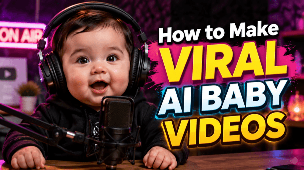 an ai baby podcast image