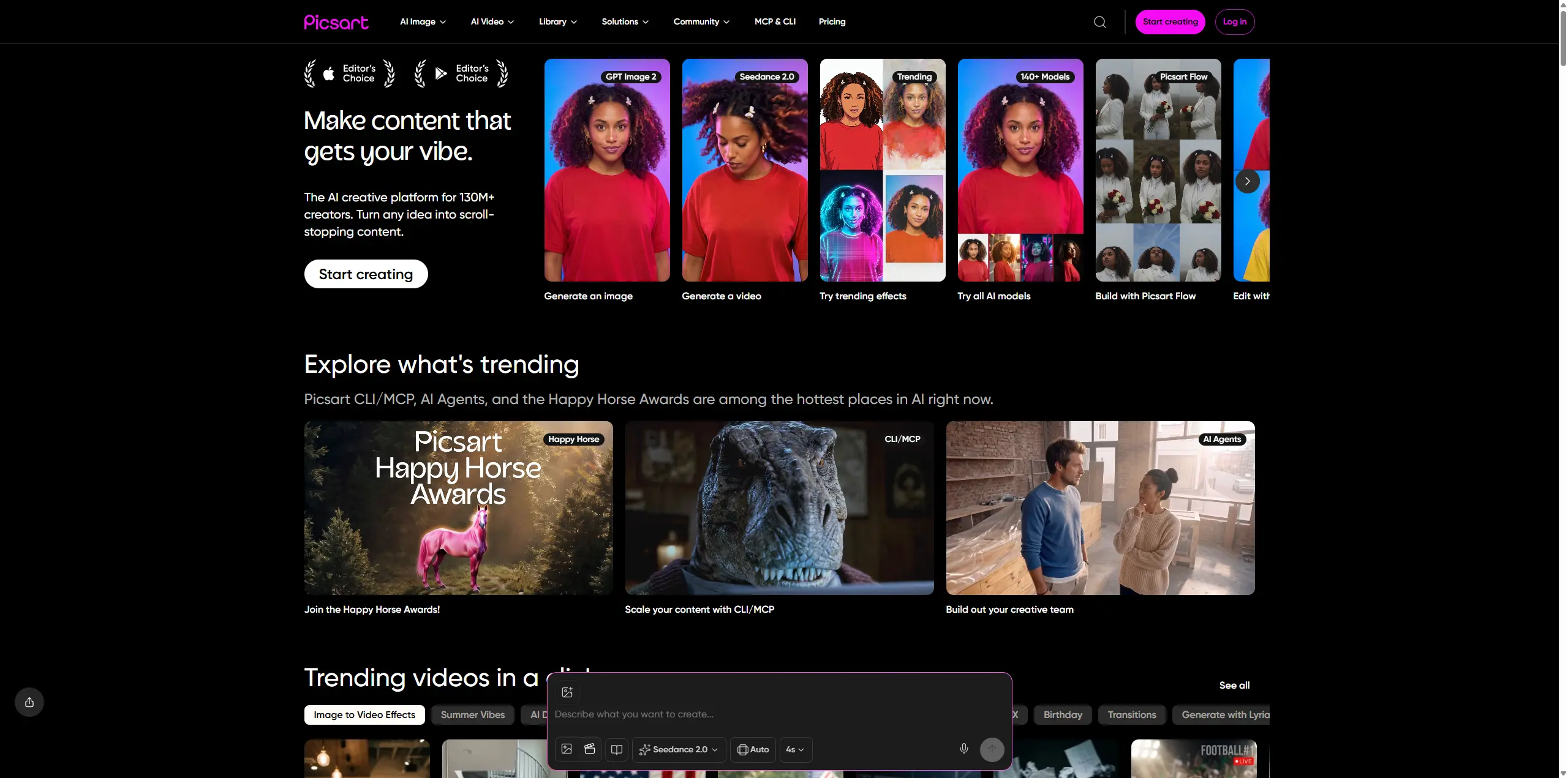 picsart official website homgpage