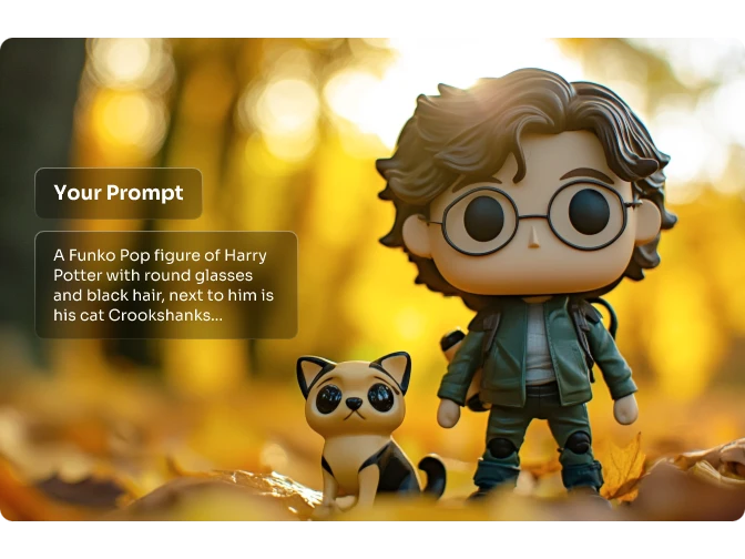 generador funko pop - texto a imagen