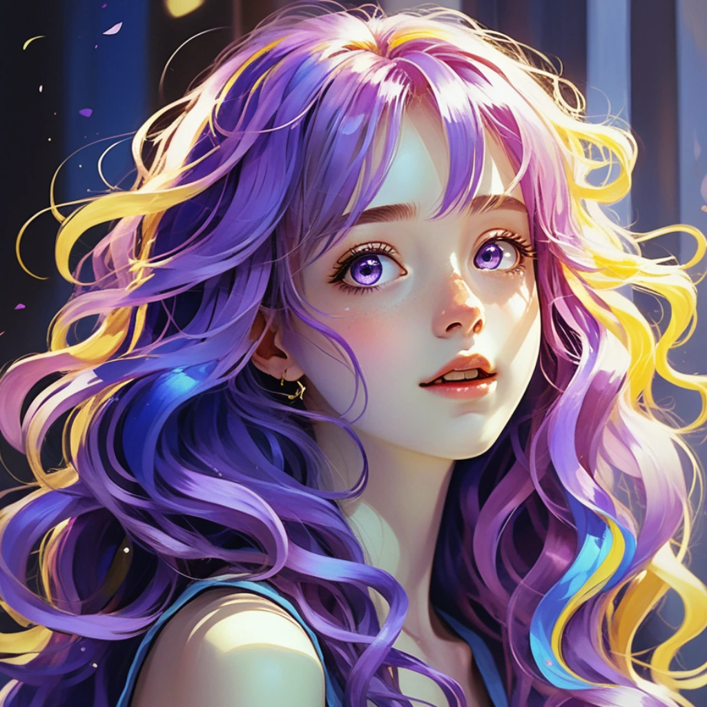 ai avatar generator anime purple girl