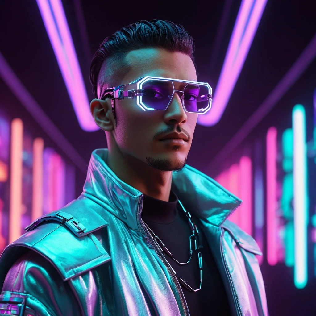 ai avatar generator cyberpunk man