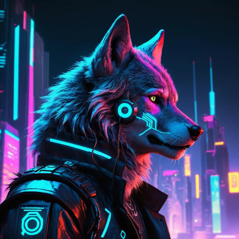 furry animal wolf avatar