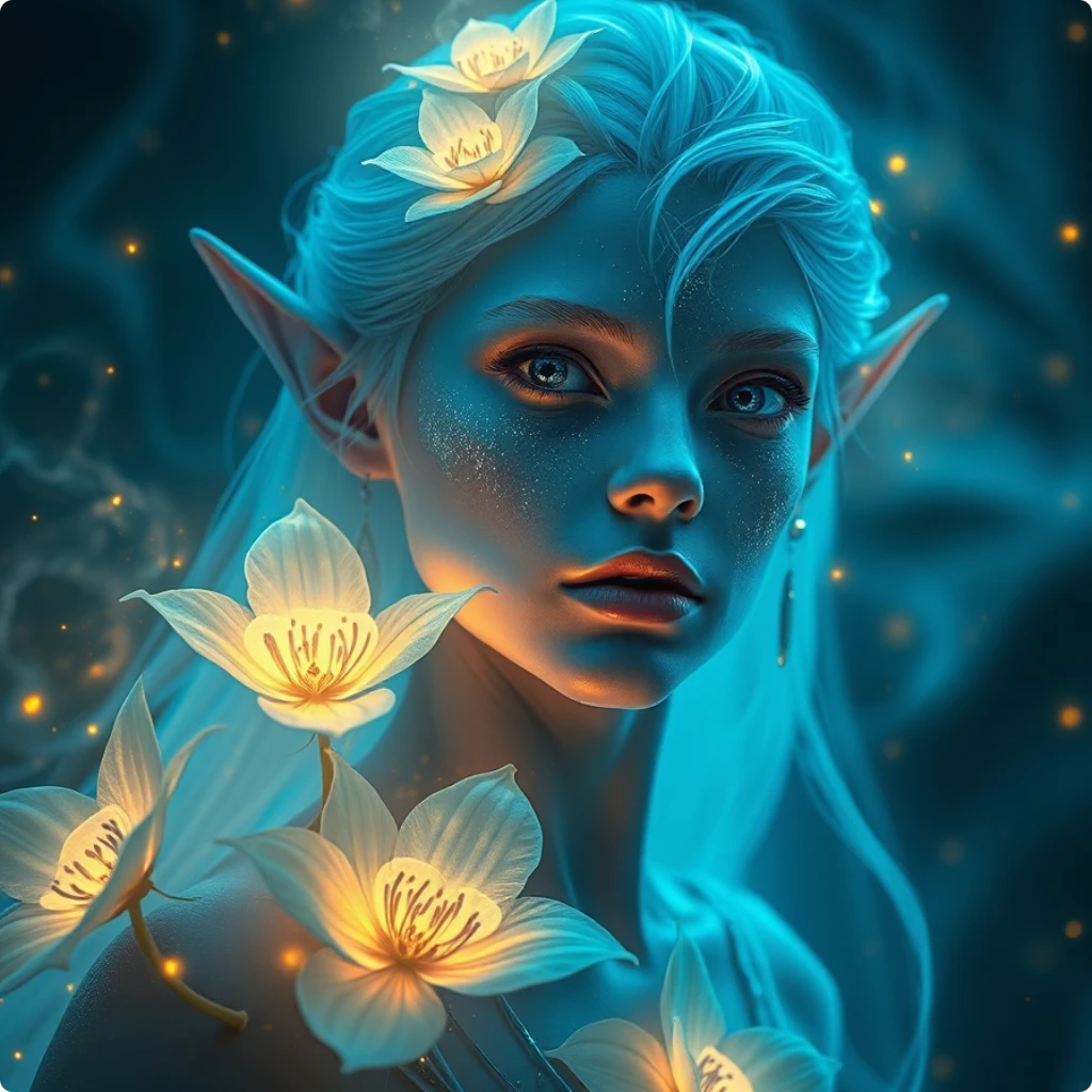 personaggio fantasy luminoso
