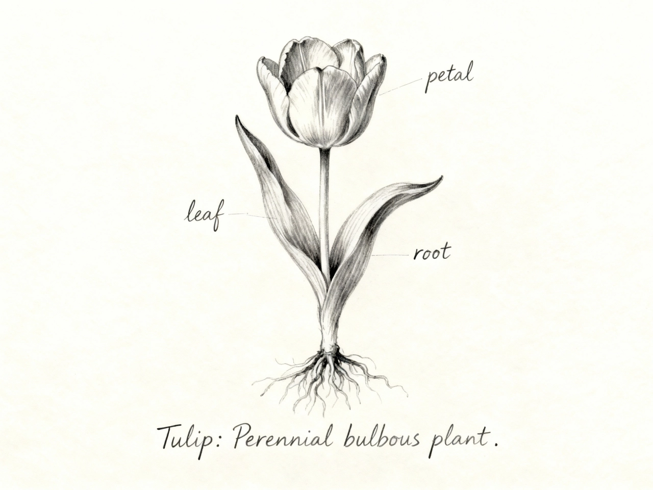 a hand painted tulips slideshow