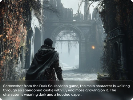 personnages masculins de dark fantasy générés à partir de texte par le générateur de personnages IA PicLumen