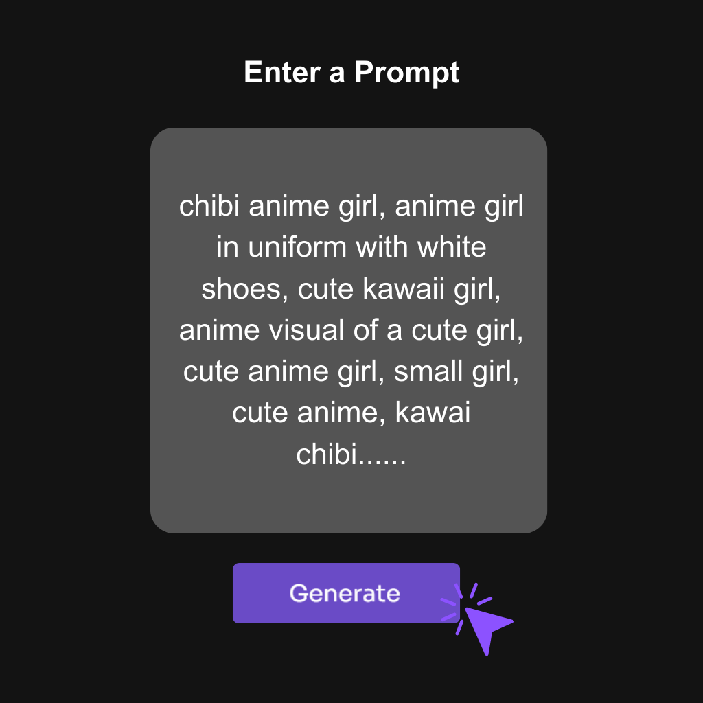 chibi maker step 2 enter prompt