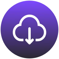 icona sfumata viola per download