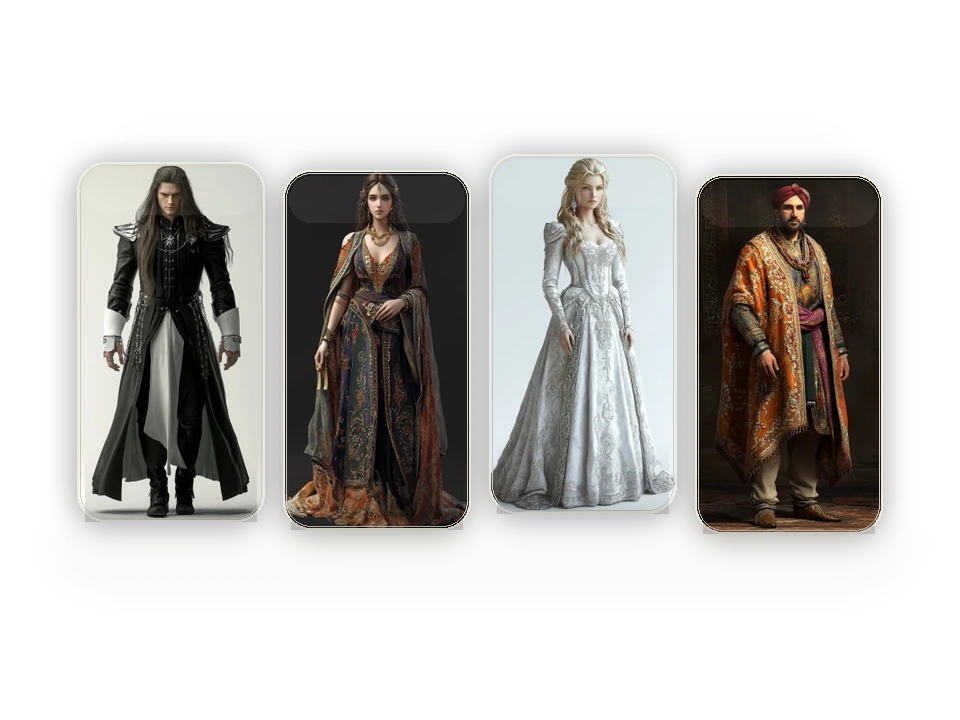personagens 3d realistas