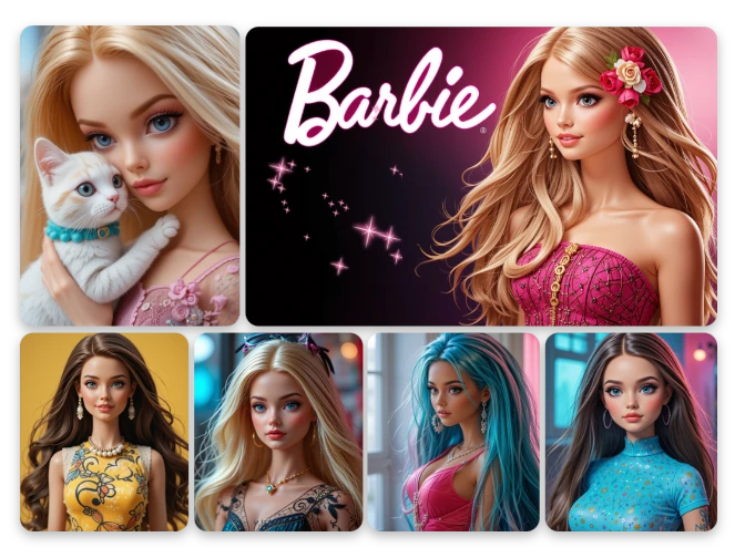 barbie selfie generator various barbie