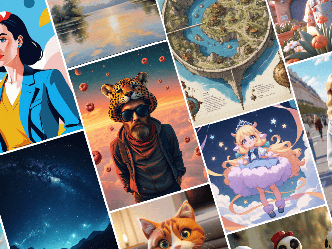11 ai picture generator created images in different content