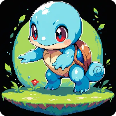 16-bit Squirtle in Pokémon