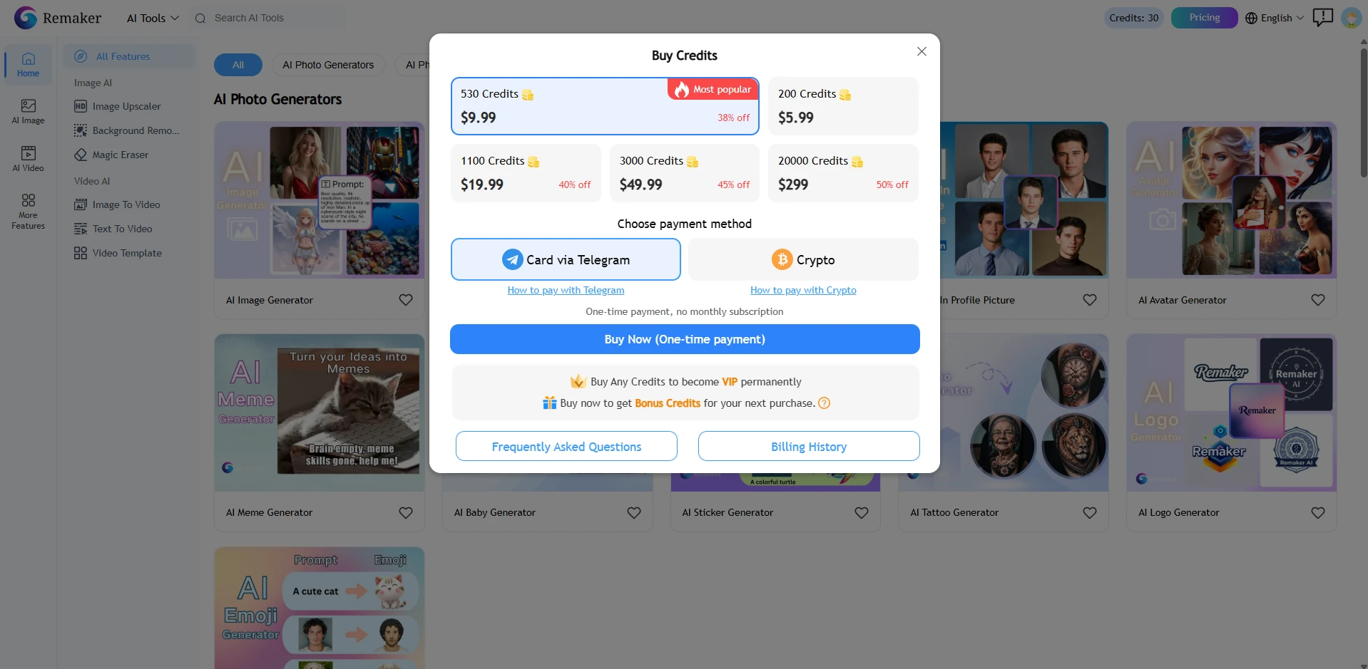 remaker ai price