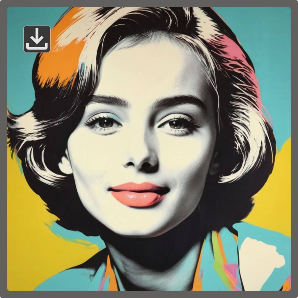 Baixe a imagem em pop art