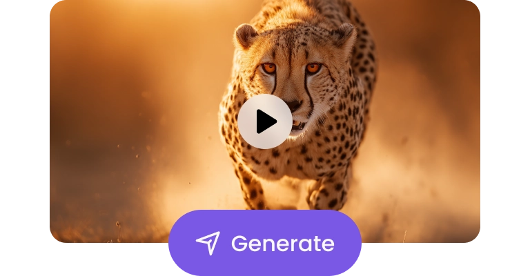 mit hailuo 2.3 generiertes Geparden-Video