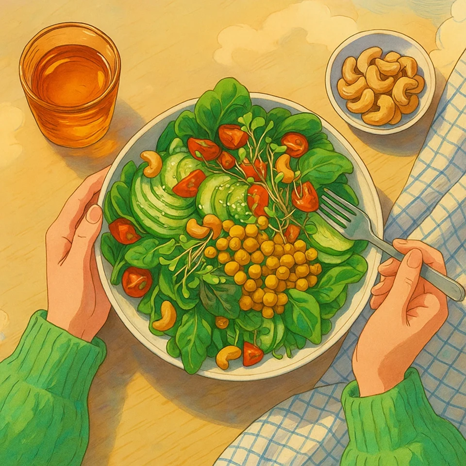 Delicious food in Studio Ghibli style generated with GPT 4o Image Generation in PicLumen
