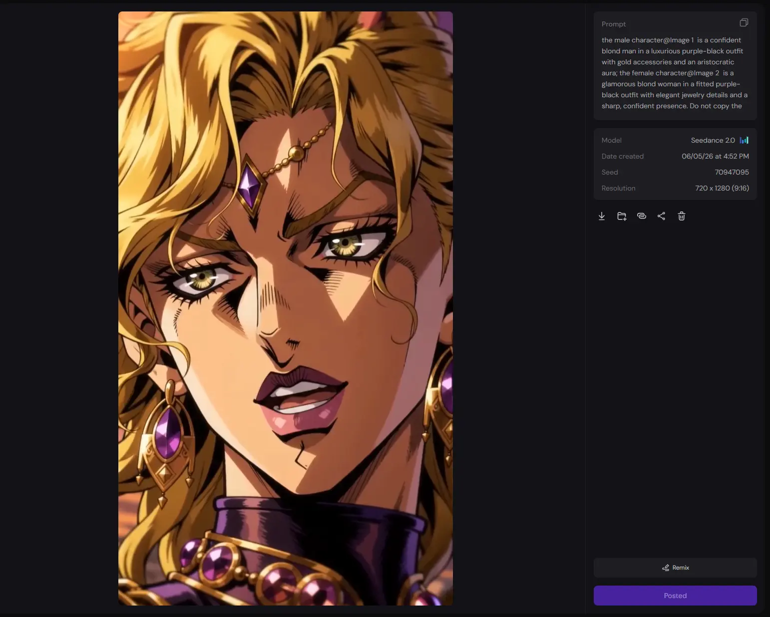 piclumen ai anime video genration result