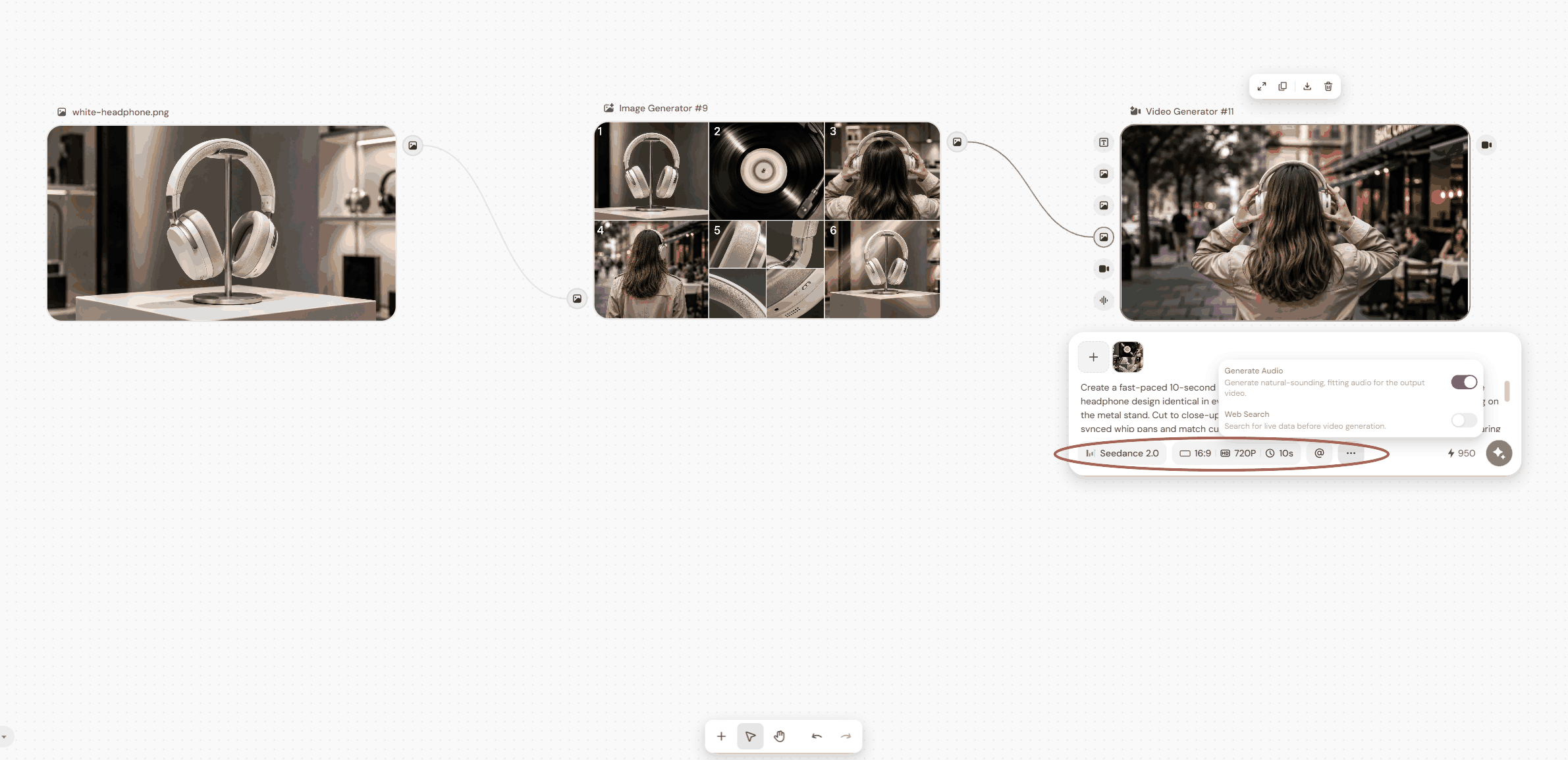 turn storyboard into ai video using piclumen infinite canvas