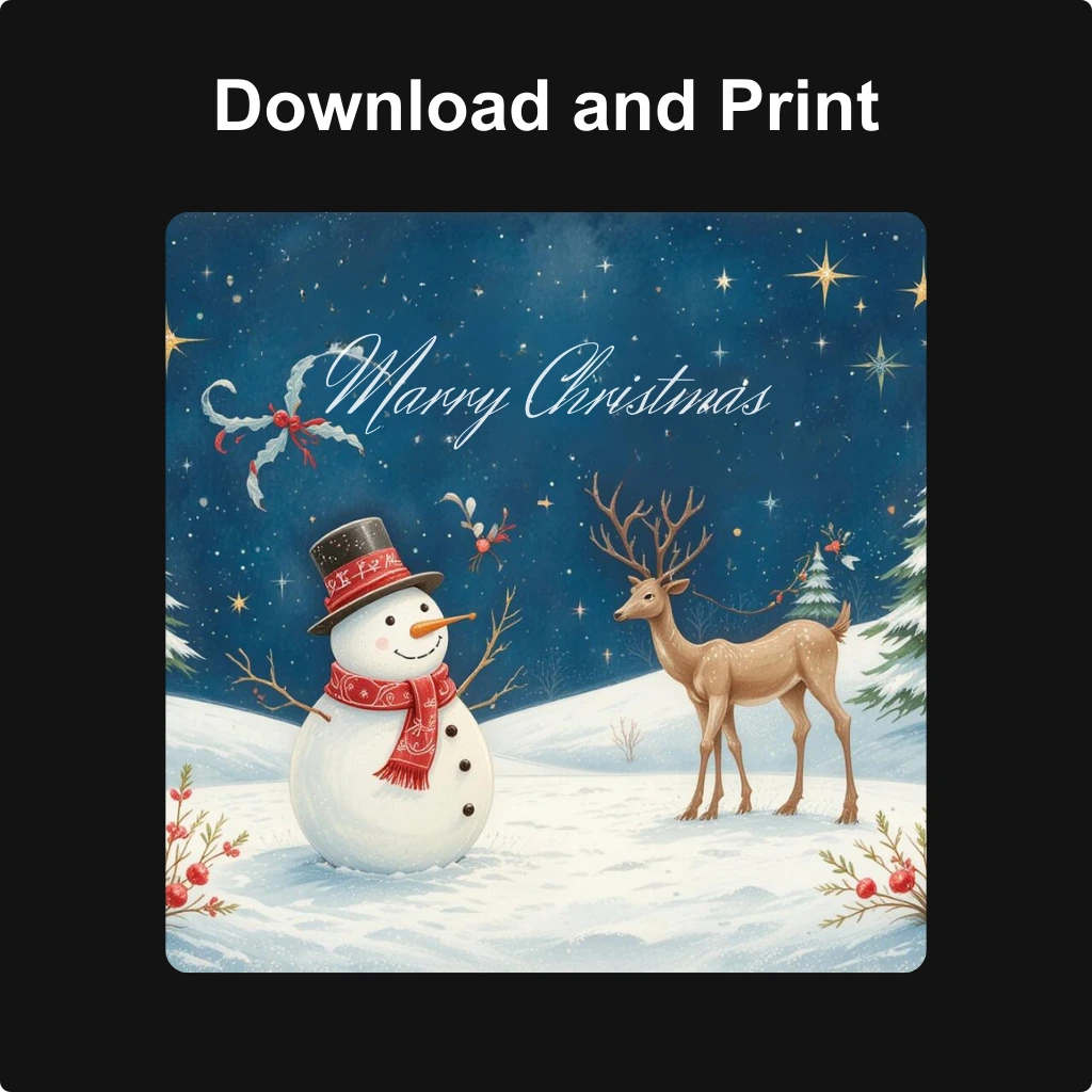 AI christmas art generator download