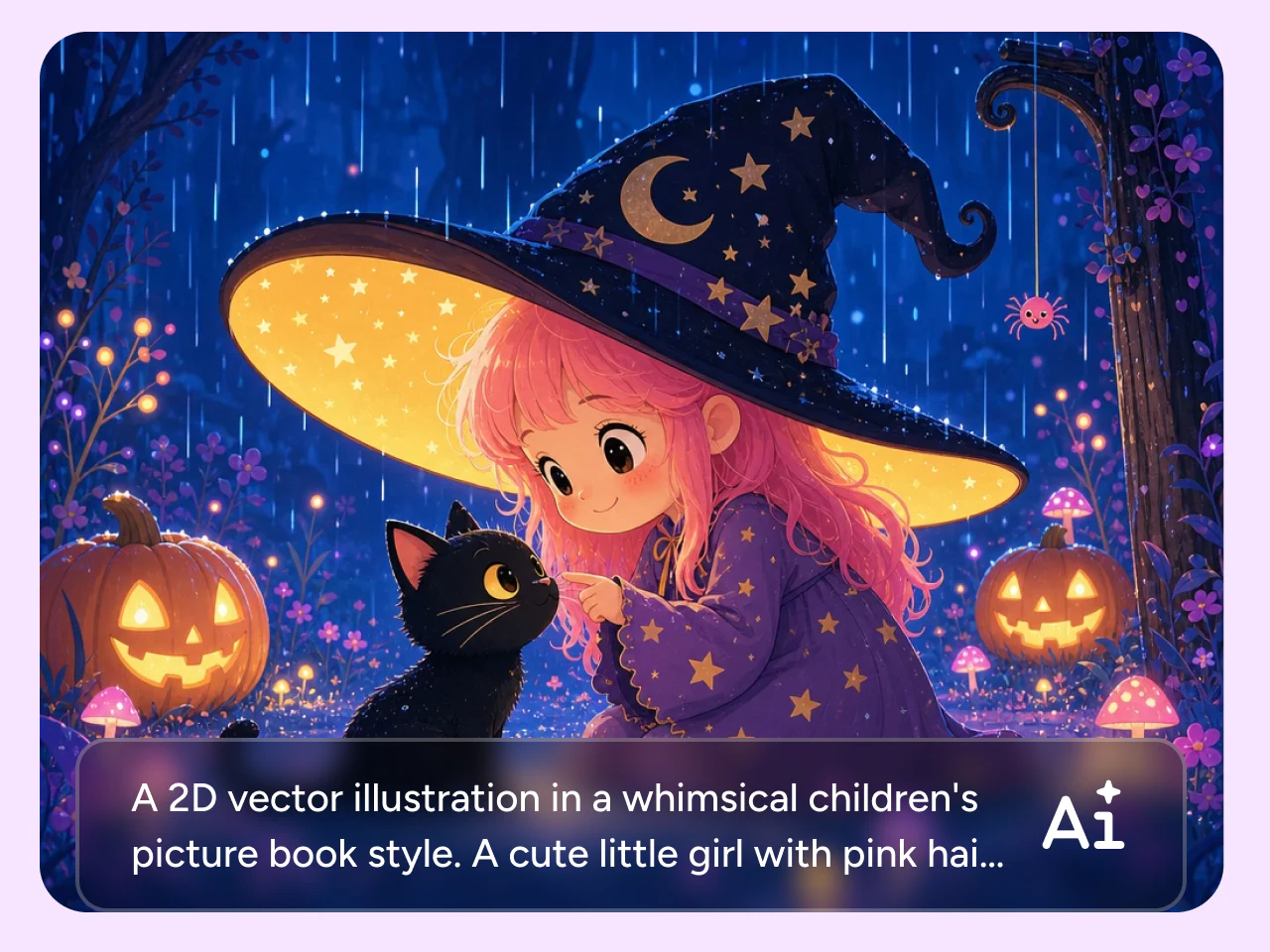 gerador de ilustrações com ia piclumen criando arte a partir de um prompt de texto
