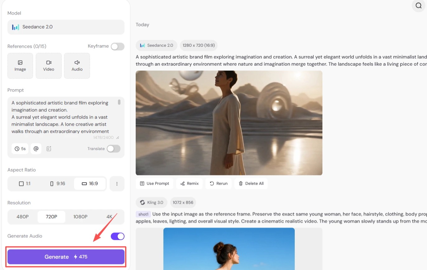 text to video generation