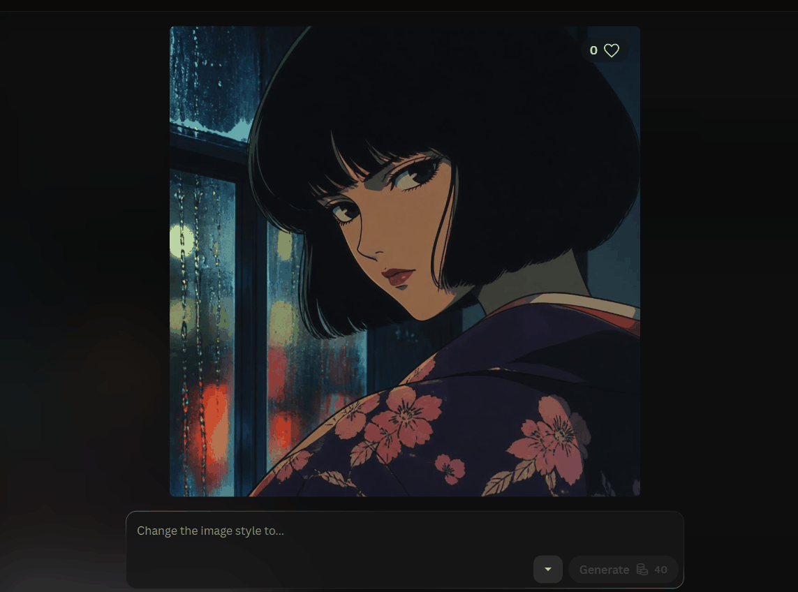 ai anime character generated by leonardo ai