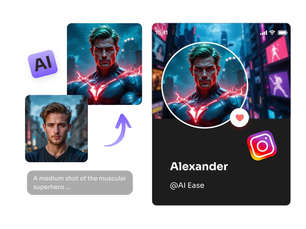 custom superhero avatars