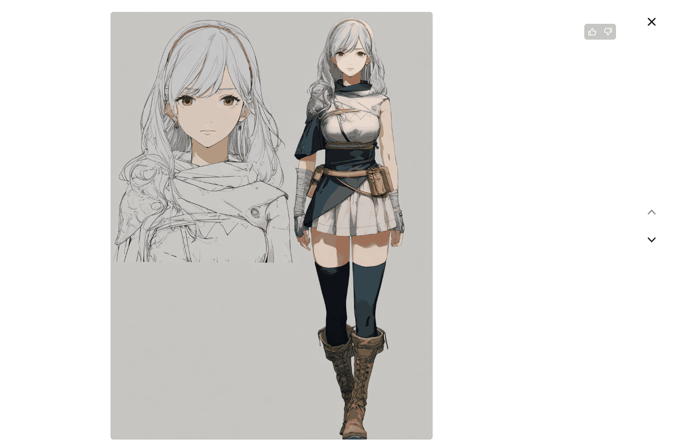 ai anime character generated by fotor